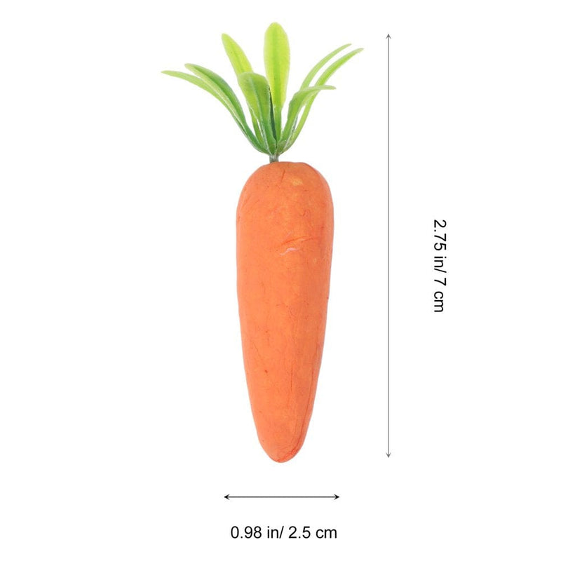 FRCOLOR 24Pcs Easter Artificial Carrot Simulation Carrots Decor Carrot Easter Decor Home & Garden > Decor > Seasonal & Holiday Decorations FRCOLOR   