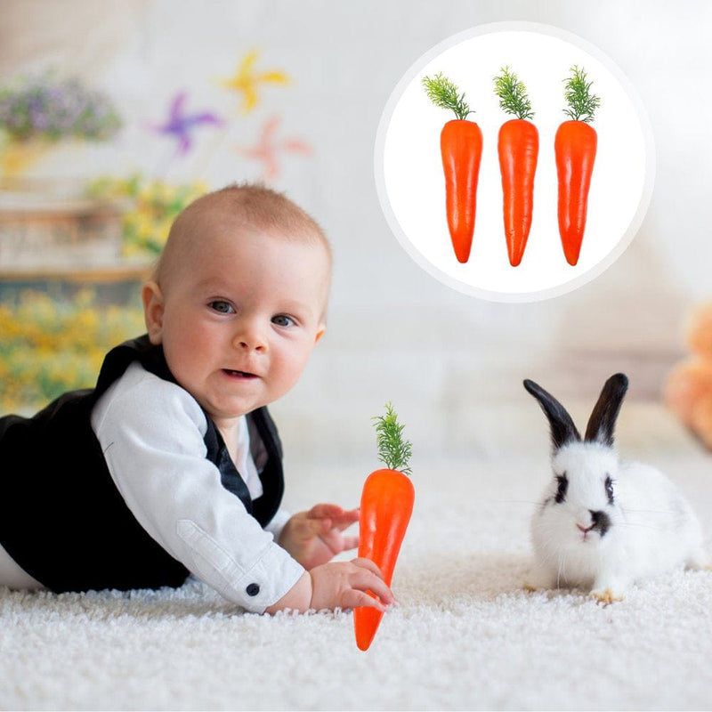 Frcolor Easter Carrots Artificial Decorations Vegetables Carrotdecorationhome Kitchen Egg Simulation Ornament Model Vegetables Home & Garden > Decor > Seasonal & Holiday Decorations FRCOLOR   