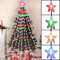 FUNIAO (New) Christmas Decoration Lights, 320 LED Waterproof String Lights with Star Topper, 8 Light Modes for Christmas Tree Decoration, Holiday, Wedding (Multicolor) Home & Garden > Lighting > Light Ropes & Strings FUNIAO Tree Light-Multicolored  