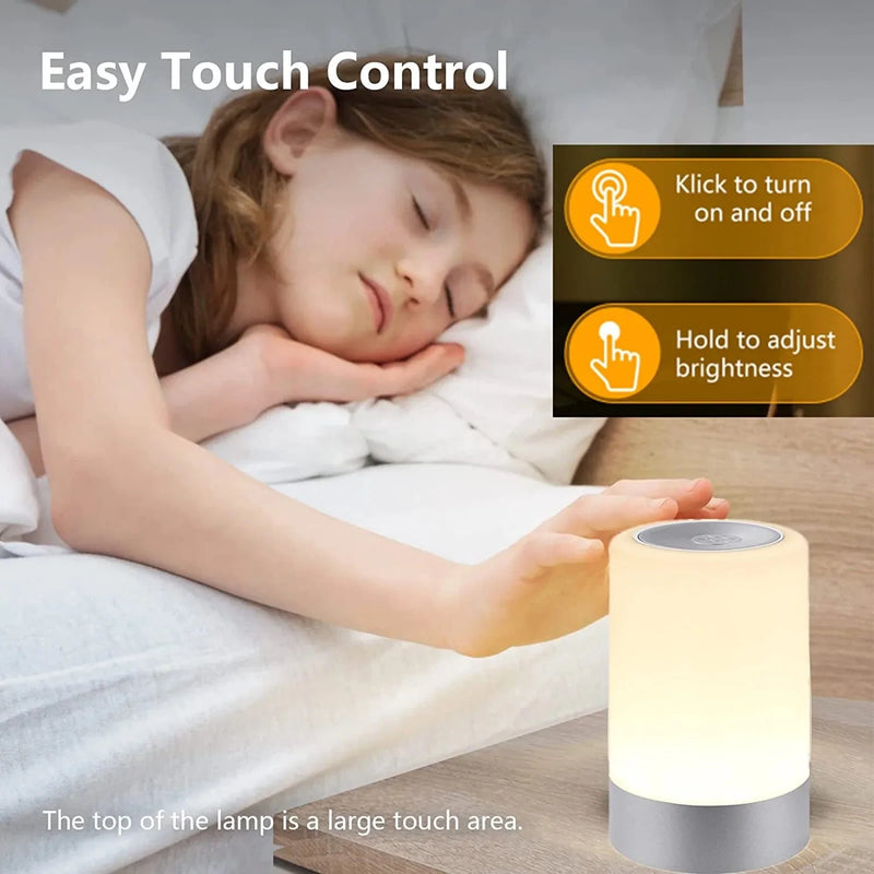 G Keni Nursery Night Light for Kids, Touch Small Lamps for Bedroom, Nursery Lamp for Breastfeeding , Battery Powered Nightlight , Dimmable LED Night Light, Baby Night Light Lamp, Soft Eye Caring Home & Garden > Lighting > Night Lights & Ambient Lighting G Keni   