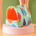 Galand Guinea Pig Bed Nest Cartoon Pattern Pet Hideout Cave Cozy Hamster House Large Hideout Warm Small Animal Hamster Squirrel Bed House Cage Accessories Pink Fox S Animals & Pet Supplies > Pet Supplies > Bird Supplies > Bird Cages & Stands Galand Green Fish Large 