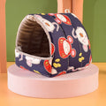 Galand Guinea Pig Bed Nest Cartoon Pattern Pet Hideout Cave Cozy Hamster House Large Hideout Warm Small Animal Hamster Squirrel Bed House Cage Accessories Pink Fox S Animals & Pet Supplies > Pet Supplies > Bird Supplies > Bird Cages & Stands Galand Purple Small 
