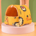Galand Guinea Pig Bed Nest Cartoon Pattern Pet Hideout Cave Cozy Hamster House Large Hideout Warm Small Animal Hamster Squirrel Bed House Cage Accessories Pink Fox S Animals & Pet Supplies > Pet Supplies > Bird Supplies > Bird Cages & Stands Galand Elk Yellow X-Large 