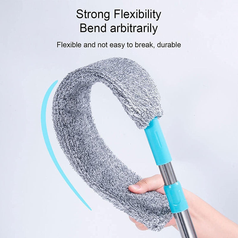 Gaps Dust Cleaner Brush under Appliances Cleaning Tool, Microfiber Gaps Cleaning Duster Long Handle 60 Inches Washable and Retractable Flat Duster Brush for Sofa Bed Furniture Bottom Home & Garden > Household Supplies > Household Cleaning Supplies VAHIGCY   