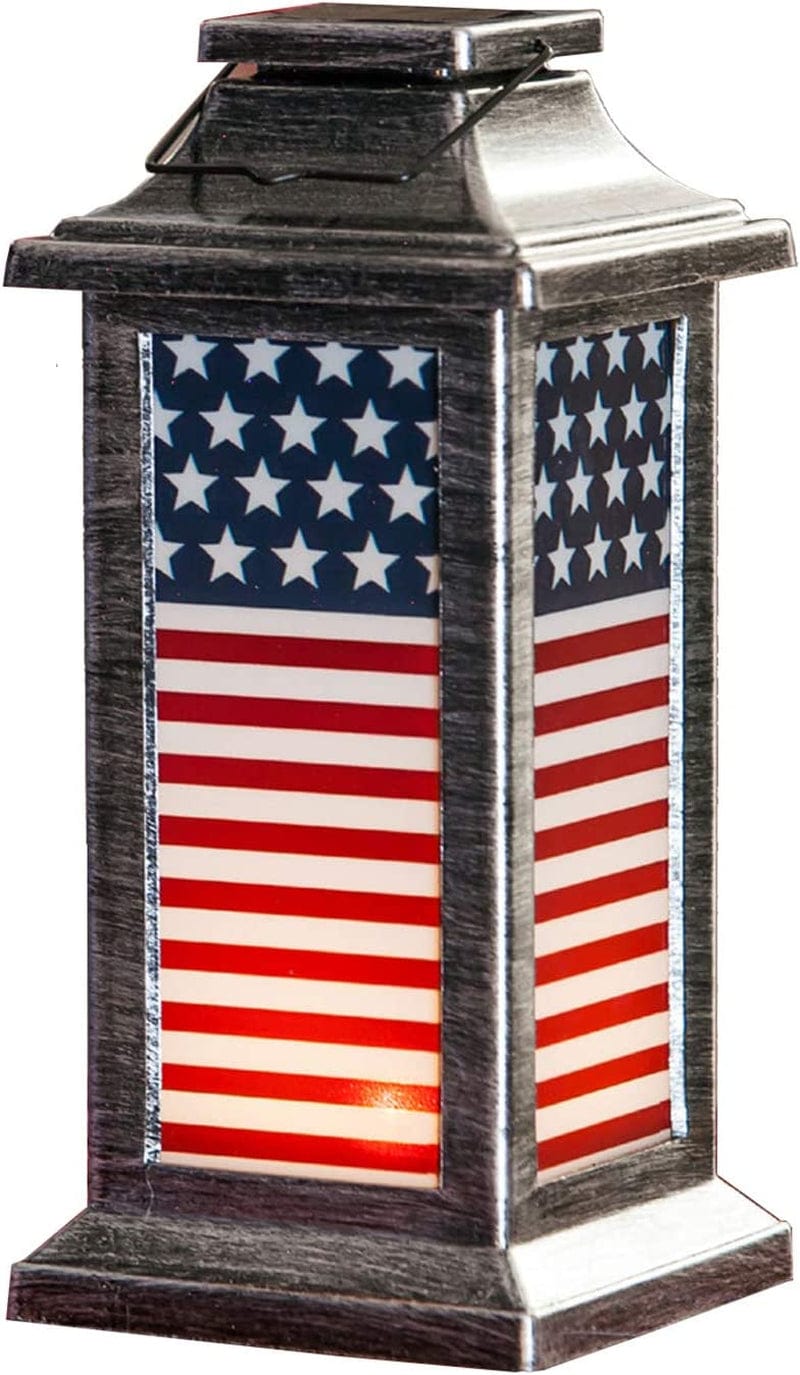 Garden Decorative Solar Lanterns Outdoor Waterproof Hanging Lamp,American Flag Independence Day National Day Home & Garden > Lighting > Lamps NINGBO CHANG QING HOME DECOR CO.,LTD   