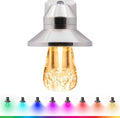 GE LED Vintage Night Light, Plug-In, Dusk-To-Dawn, Farmhouse, Rustic, Home Décor, Ul-Certified, Ideal Nightlight for Bedroom, Bathroom, Kitchen, Hallway, 44737, Black, 2 Pack