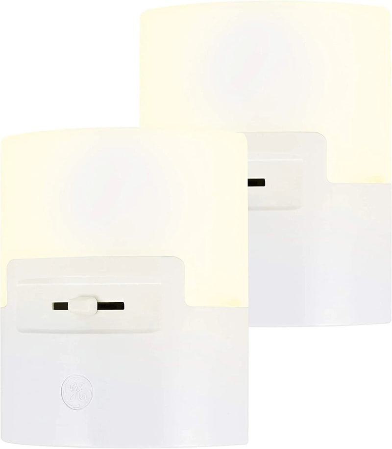 GE Ultrabrite LED Night Light, Dimmable, 100 Lumens, Plug-In, Dusk to Dawn Sensor, Ul-Listed, Ideal for Bedroom, Bathroom, Nursery, Kitchen, Hallway, 45125, 1 Pack, White