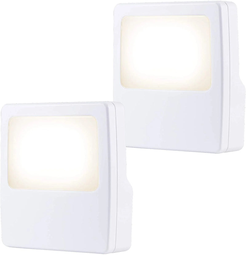 GE White Always-On LED Night Light, Plug into Wall, Compact, Soft Glow, Ul-Listed, Ideal for Bedroom, Nursery, Bathroom, Hallway, 11311, 2 Pack Home & Garden > Lighting > Night Lights & Ambient Lighting GE 2 pack  