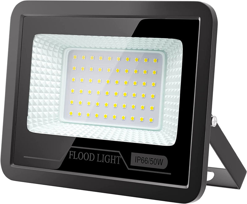 Gefolly 50W LED Flood Light Outdoor, 5000LM Super Bright IP66 Waterproof Exterior Security Light, 6500K Daylight White LED Work Light outside Floodlights for Stadium, Playground, Barn, Yard -1 Pack Home & Garden > Lighting > Flood & Spot Lights Gefolly 50W  