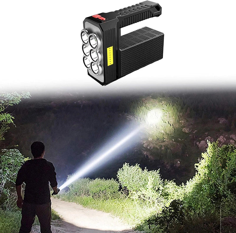 Generic -Bright 4 Light Mode LED Flashlight with High Brightness For, Fishing, Outdoor Hand Torches, 6LED USB Hardware > Tools > Flashlights & Headlamps > Flashlights Generic   