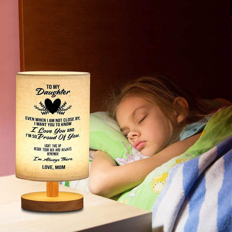 Gifts for Daughter from Mom- Table Lamp for Daughter, Night Light Christmas Birthdays Wedding Graduation Gifts- Idea Gifts for Daughter Home & Garden > Lighting > Night Lights & Ambient Lighting WSYEAR   