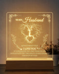 Gifts for Wife Christmas Gift Ideas Engraved Night Light, Wife Gifts 6.9 Inch Light Lamp Wedding Anniversary Birthday Christmas Gifts for Wife Home & Garden > Lighting > Night Lights & Ambient Lighting Calibron gifts for husband  