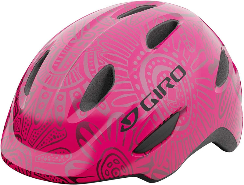 Giro Scamp Youth Recreational Cycling Helmet Sporting Goods > Outdoor Recreation > Cycling > Cycling Apparel & Accessories > Bicycle Helmets Giro Bright Pink/Pearl (Discontinued) X-Small (45-49 cm) 