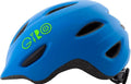 Giro Scamp Youth Recreational Cycling Helmet Sporting Goods > Outdoor Recreation > Cycling > Cycling Apparel & Accessories > Bicycle Helmets Giro Matte Blue/Lime Small 