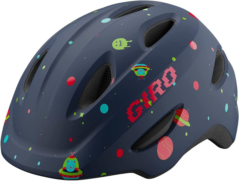 Giro Scamp Youth Recreational Cycling Helmet Sporting Goods > Outdoor Recreation > Cycling > Cycling Apparel & Accessories > Bicycle Helmets Giro Matte Midnight Space X-Small (45-49 cm) 