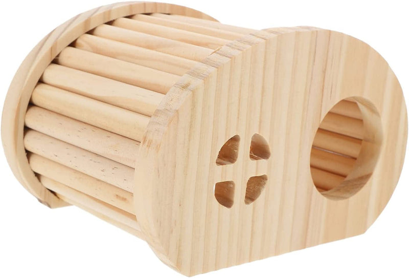 GLSTOY Playing Hedgehogs Sleeping Warm Natural Hamster Animals Chinchilla Pet Shelter Indoor Hut Rats Wooden Nesting Play Hiding Small Chicken Accessories Poultry Cage Breeding Habitat Animals & Pet Supplies > Pet Supplies > Bird Supplies > Bird Cages & Stands GLSTOY   