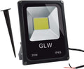 GLW 12V AC or DC LED Flood Light,10W Mini IP65 Waterproof Outdoor Light,900Lm,6000K,Daylight White Security Light,80W Halogen Bulb Equivalent (2 Pack) Home & Garden > Lighting > Flood & Spot Lights GLW 20w Daylight White  