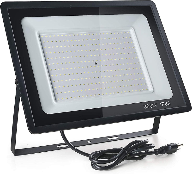 Gopretty 200W LED Flood Light, 6000K Daylight White 24,000Lm Super Bright, Waterproof IP66 with Plug, Work Light for Parking Lot, Playground, Court, Yard Home & Garden > Lighting > Flood & Spot Lights Gopretty 300w  