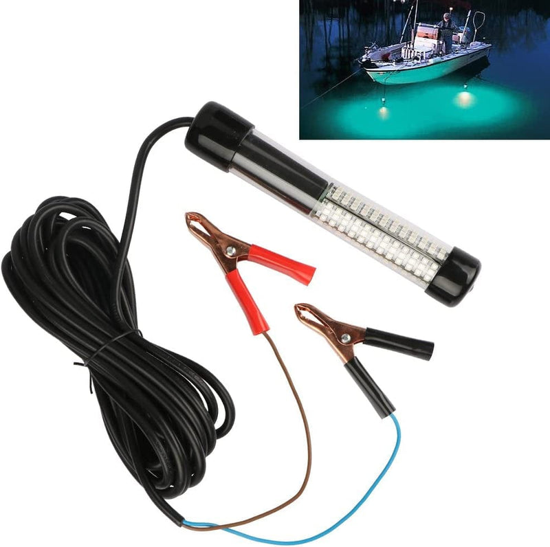 Goture 12V 10.8W 180 Leds Submersible Fishing Light with 5M/12M Cord – White, Blue, Green Home & Garden > Pool & Spa > Pool & Spa Accessories Goture Blue Light Black Cap 5m/ 5.47yd  