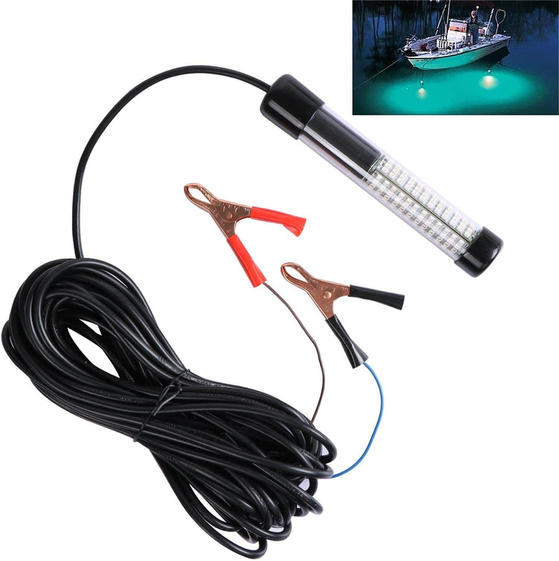 Goture 12V 10.8W 180 Leds Submersible Fishing Light with 5M/12M Cord – White, Blue, Green Home & Garden > Pool & Spa > Pool & Spa Accessories Goture Blue Light Black Cap 12m/ 13.12yd  