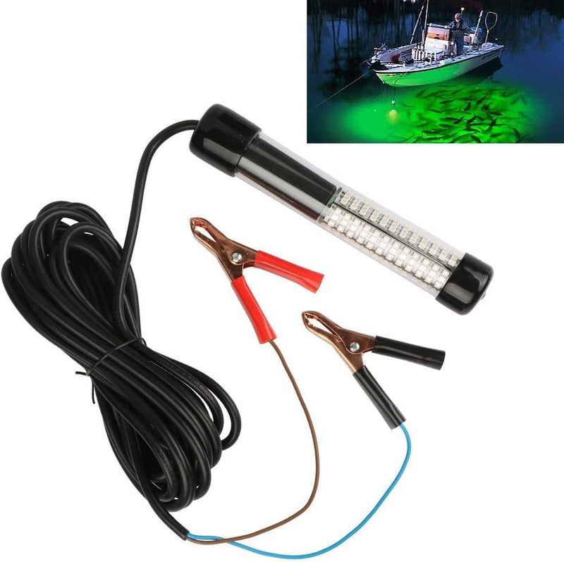 Goture 12V 10.8W 180 Leds Submersible Fishing Light with 5M/12M Cord – White, Blue, Green Home & Garden > Pool & Spa > Pool & Spa Accessories Goture Green Light Black Cap 5m/ 5.47yd  