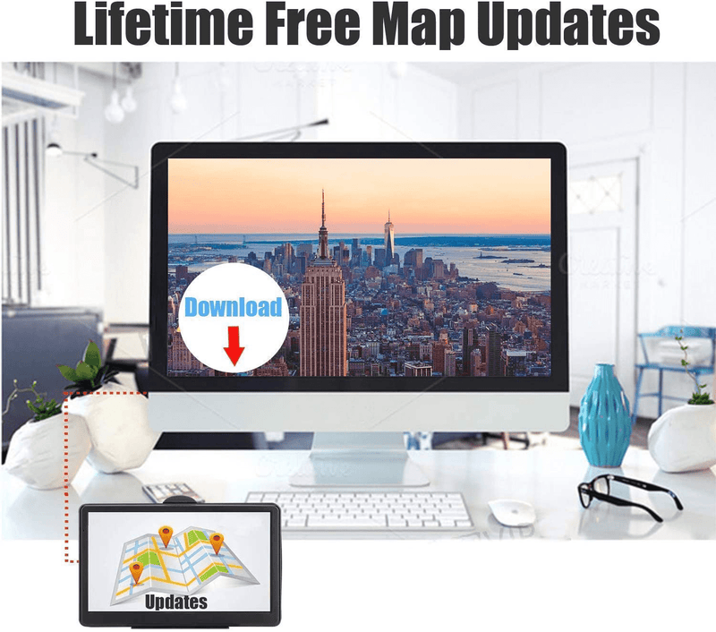 GPS Navigation for Car, Latest 2021 Map 7 inch Touch Screen Car GPS 256-8GB, Voice Turn Direction Guidance, Support Speed and Red Light Warning, Pre-Installed North America Lifetime map Free Update…… Electronics > GPS Navigation Systems CarGad   