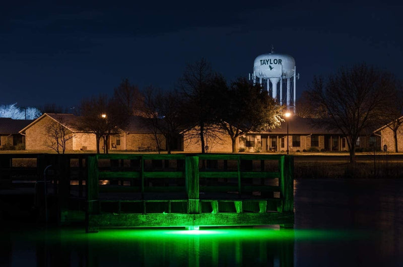 Green Blob Outdoors New Underwater Fishing Light LED for Docks 7500 or 15000 Lumen with 110 Volt AC 30Ft or 50Ft Power Cord, Crappie, Snook, Fish Attractor, Made in Texas Home & Garden > Pool & Spa > Pool & Spa Accessories Green Blob Outdoors   