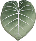 Green Philosophy Co. Plush Monstera Deliciosa Mossy Earth Leaf Shaped Throw Pillows for Couch Sofa Living Room Home Decor Gift for Plant Lovers and Friends Leaves Decoration Cushion Bedroom Home & Garden > Decor > Seasonal & Holiday Decorations Green Philosophy Co. Philodendron Gloriosum Moody Green  