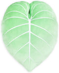Green Philosophy Co. Plush Monstera Deliciosa Mossy Earth Leaf Shaped Throw Pillows for Couch Sofa Living Room Home Decor Gift for Plant Lovers and Friends Leaves Decoration Cushion Bedroom Home & Garden > Decor > Seasonal & Holiday Decorations Green Philosophy Co. Philodendron Gloriosum Serene Green  
