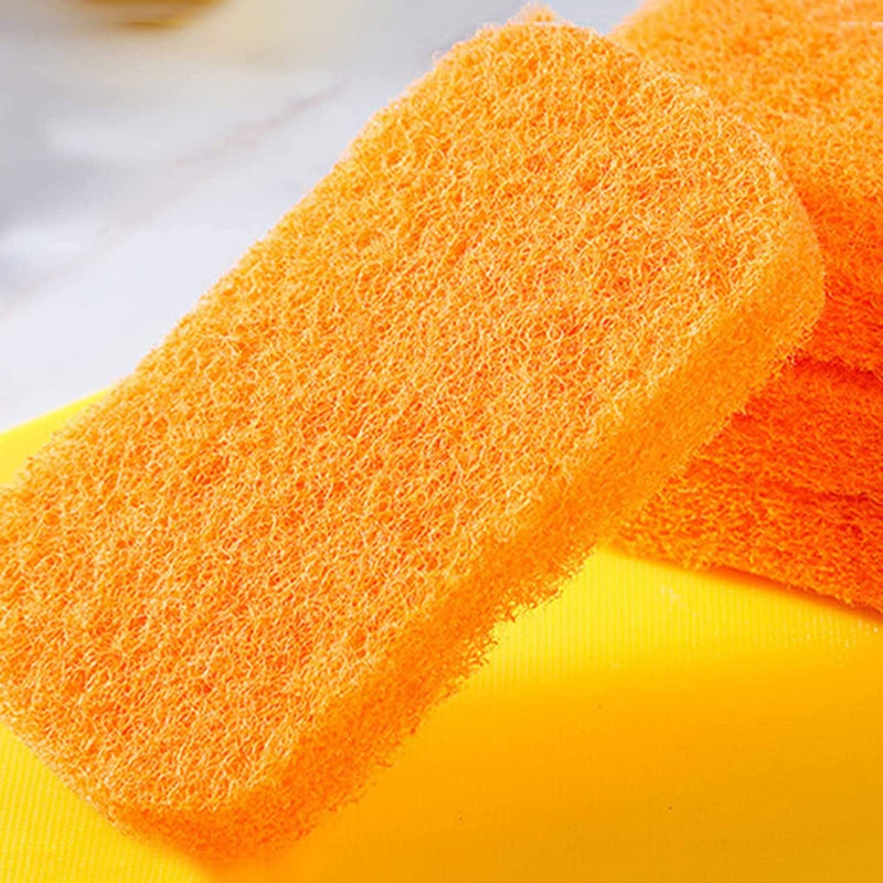 Gsergdk Sponges Cleaning Eraser Sponge Foam Pads Multi Functional Household Cleaning Kitchen Dish Sponge Stainless Appliance Polish (Orange, One Size) Home & Garden > Household Supplies > Household Cleaning Supplies GserGdK   
