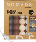 Guirled Nomads - ﻿String Light Garland LED USB - Fairy Light - Baby Nightlight 2H - AC Adapter Included - 3 Intensities 24 Cotton Balls - 7.87Ft 2.4M - Cotton Home & Garden > Lighting > Light Ropes & Strings Guirled Chocolate 24 balls 