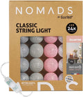 Guirled Nomads - ﻿String Light Garland LED USB - Fairy Light - Baby Nightlight 2H - AC Adapter Included - 3 Intensities 24 Cotton Balls - 7.87Ft 2.4M - Cotton Home & Garden > Lighting > Light Ropes & Strings Guirled Eglantine 24 balls 