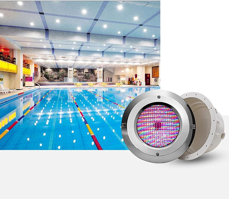 GUODDM LED Swimming Pool Underwater Light - Submersible LED Fountain Light, Led Pool Spotlight PAR56 Stainless Steel Material 12V AC IP68 Recessed Underwater Light for Swimming Pool 100% Waterproof Home & Garden > Pool & Spa > Pool & Spa Accessories GUODDM   