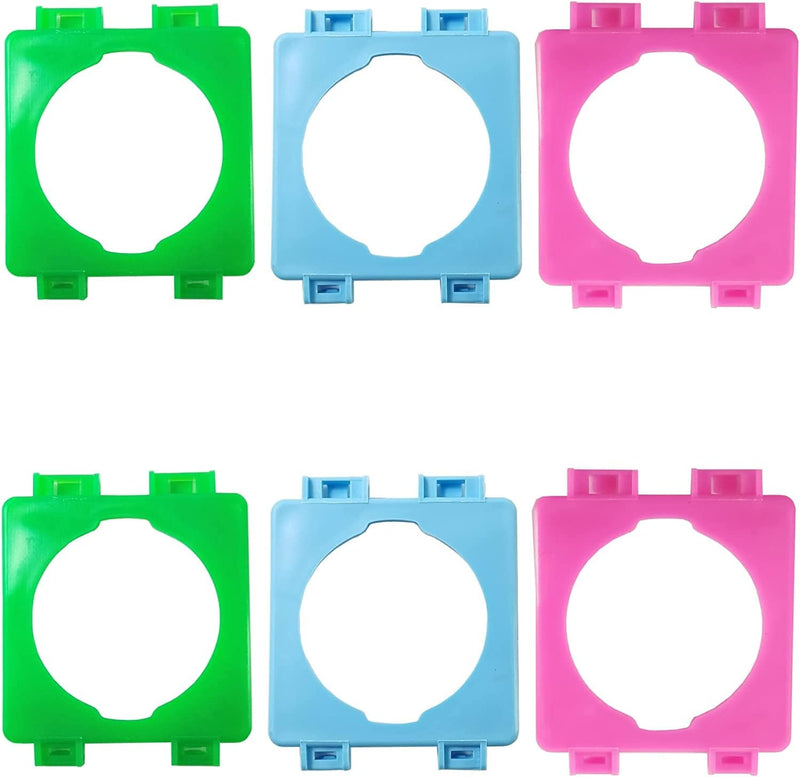 GXXMEI 6PCS Hamster Cage Connection Board Metro Cage Replacement Tube Connector Stretch Resistant Flexible Connection Accessories for Small Pets (Blue, Green, Pink) Animals & Pet Supplies > Pet Supplies > Bird Supplies > Bird Cages & Stands GXXMEI   