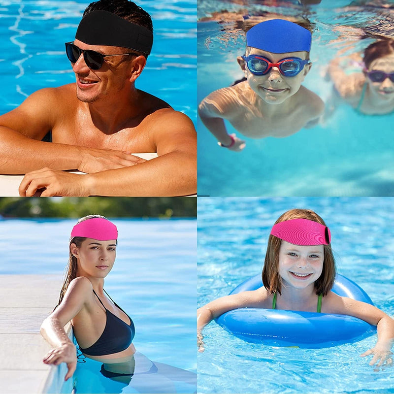 Gyepin Swimming Headband with Earplugs Set, 3 Pcs Swimmers Ear Band and 3 Pairs Soft Silicone Swimming Earplugs for Kids Adults Swimming Showering Bathing Surfing Diving Water Sports Sporting Goods > Outdoor Recreation > Boating & Water Sports > Swimming A2L8JYGZO33WU   