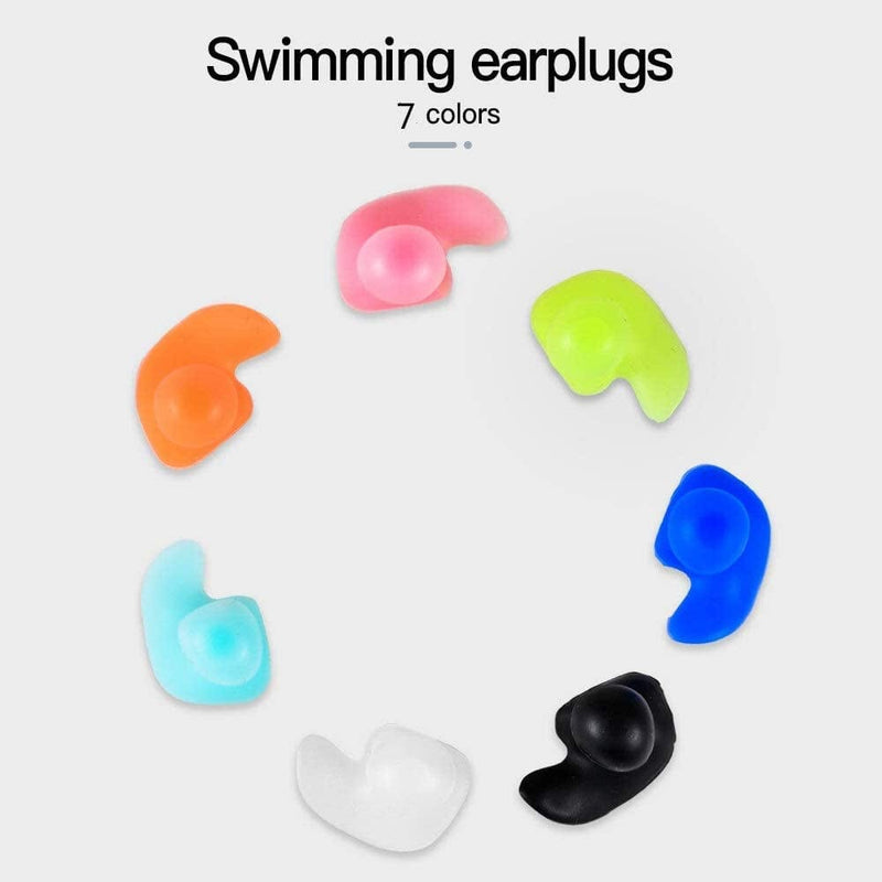 HAOZHAO 1 Pair/2Pcs Earplugs Eco-Friendly Silicone Waterproof Dust-Proof Soft Earplugs Diving Water Sports Swimming Accessories Earplugs (Color : Blue) Sporting Goods > Outdoor Recreation > Boating & Water Sports > Swimming HAOZHAO   