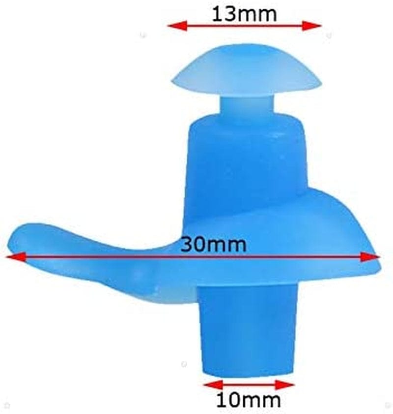 HAOZHAO Silicone Waterproof Earplugs, Swimming Earplugs, Diving, Surfing, Water Sports, Swimming, Noise-Proof and Dustproof Plug (Color : Blue) Sporting Goods > Outdoor Recreation > Boating & Water Sports > Swimming HAOZHAO   