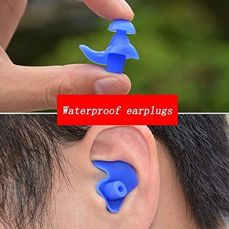 HAOZHAO Soft Earplugs Silicone Waterproof Earplug Dust-Proof Ear Environmental Sport Plugs Diving Water Sports Swimming Pool Accessories (Color : A) Sporting Goods > Outdoor Recreation > Boating & Water Sports > Swimming HAOZHAO   