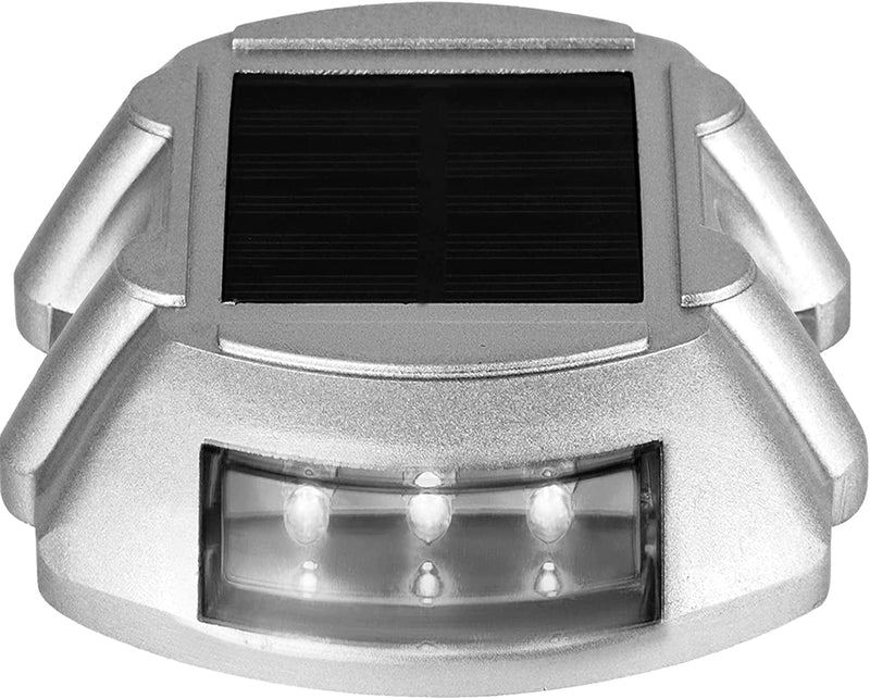 Happybuy Driveway Lights 12-Pack Solar Driveway Lights Bright White with Screws Solar Deck Lights Outdoor Waterproof Wireless Dock Lights 6 Leds for Path Warning Garden Walkway Sidewalk Steps Home & Garden > Pool & Spa > Pool & Spa Accessories Happybuy   
