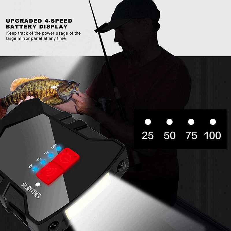 Head Flashlight, 4 LED High Brightness Head Torches Smart Sensor for Repairing for Fishing for Lighting Hardware > Tools > Flashlights & Headlamps > Flashlights Shanrya   