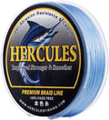 HERCULES Braided Fishing Line, Not Fade, 109-2187 Yards PE Lines, 8 Strands Multifilament Fish Line, 10Lb - 120Lb Test for Saltwater and Freshwater, Abrasion Resistant Sporting Goods > Outdoor Recreation > Fishing > Fishing Lines & Leaders Herculespro.com Blue 70lb (31.8kg)-0.44mm-109Yds (100m)-8S 