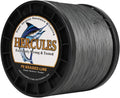 HERCULES Cost-Effective Super Cast 8 Strands Braided Fishing Line 10LB to 300LB Test for Salt-Water,109/328/547/1094 Yards(100M/300M/500M/1000M),Diam.#0.12Mm-1.2Mm,Hi-Grade Performance,Variety Colors Sporting Goods > Outdoor Recreation > Fishing > Fishing Lines & Leaders Herculespro.com Gray 300LB-1.20MM-1094YDS(1000M)-8 STRANDS 