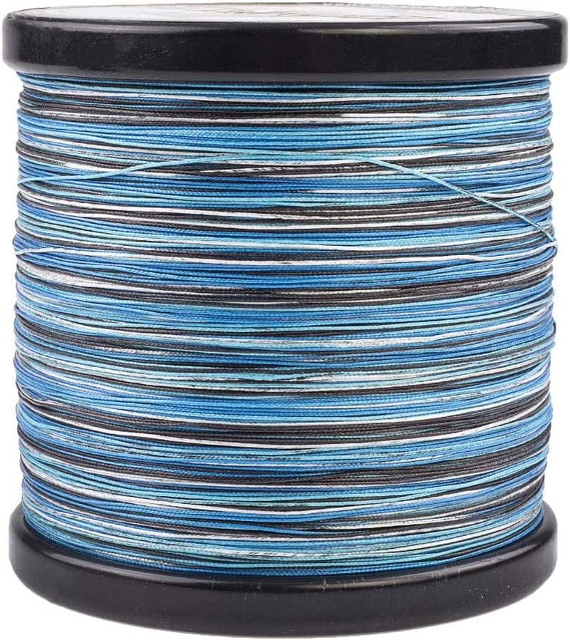 HERCULES Cost-Effective Super Cast 8 Strands Braided Fishing Line 10LB to 300LB Test for Salt-Water,109/328/547/1094 Yards(100M/300M/500M/1000M),Diam.