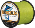 HERCULES Cost-Effective Super Cast 8 Strands Braided Fishing Line 10LB to 300LB Test for Salt-Water,109/328/547/1094 Yards(100M/300M/500M/1000M),Diam.#0.12Mm-1.2Mm,Hi-Grade Performance,Variety Colors Sporting Goods > Outdoor Recreation > Fishing > Fishing Lines & Leaders Herculespro.com Army Green 20LB-0.20MM-2187YDS(2000M)-8 STRANDS 