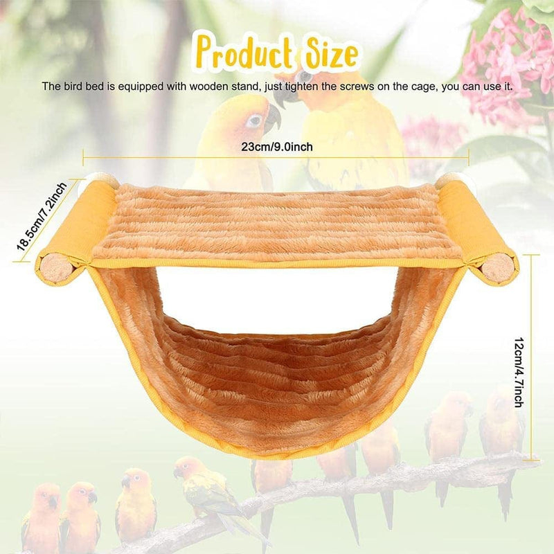 Hispeed Pet Hanging Hammock Warm Nest Bed Removable Washable Bird Cage Perch for Parrot Hamster Accessories Animals & Pet Supplies > Pet Supplies > Bird Supplies > Bird Cages & Stands hispeed   