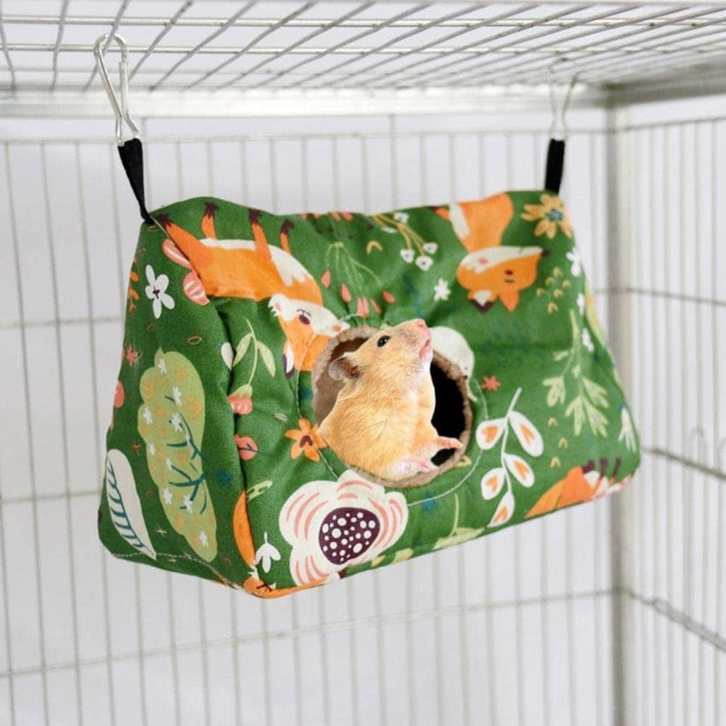 Hispeed Stylish Pet Accessories Strong Load-Bearing Hanging Pets Squirrel Parrot Hammock for Bird Hamster Hammock (Color : Large)