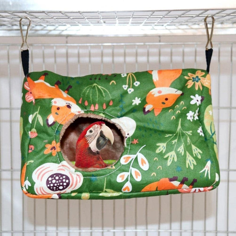 Hispeed Stylish Pet Accessories Strong Load-Bearing Hanging Pets Squirrel Parrot Hammock for Bird Hamster Hammock (Color : Large)