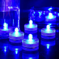 HL 24Pcs Submersible LED Light,Amber Waterproof Flameless Candle Tealights,Underwater Pool Lights for Wedding Home Vase Festival Party Decoration Home & Garden > Pool & Spa > Pool & Spa Accessories HL Blue  