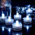 HL 24Pcs Submersible LED Light,Amber Waterproof Flameless Candle Tealights,Underwater Pool Lights for Wedding Home Vase Festival Party Decoration Home & Garden > Pool & Spa > Pool & Spa Accessories HL White  