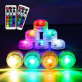 HL Submersible Led Lights Mini Led Lights Waterproof RGB Tealight Multi-Color with Remote for Aquarium,Pool,Vase,Garden,Wedding Party,Christmas Decorations,Paper Lantern Lights 10Pcs Home & Garden > Pool & Spa > Pool & Spa Accessories HL 10 pcs-RGB Multi-color  